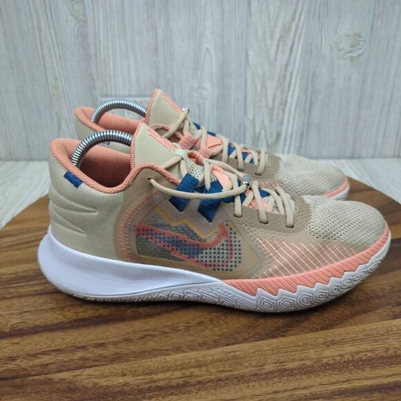 Nike Kyrie Flytrap 5 Crimson Bliss/Hemp/Madder Root/Rattan Shoes Men’s 9 - Picture 6 of 11